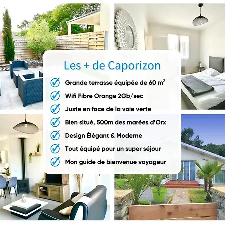 Caporizon-villa Jan Lou-clim-terrasse-maree D'orx 500m Labenne